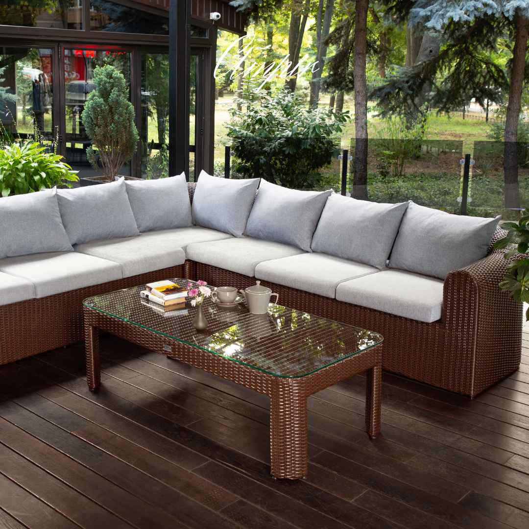 Velká modulární hybridní sestava pro odpočinek AMPIR LOUNGE MODULAR Terico. Skládá se ze 4 kusů. Klikněte pro zobrazení podrobných informací.